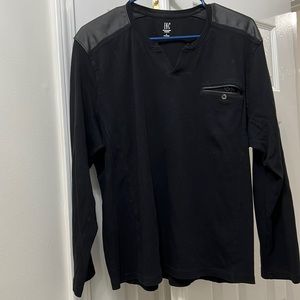 Mens black long sleeve shirt